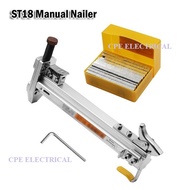 CPE ST18 Manual Nail Gun Pistol Paku Simen Concrete Nailer Stapler