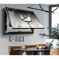 HOT Tranh Tráng Gương Che Ổ Điện Atomat Hộp Điện Nhiều Mẫu Dạng Lật  - MẪU NGANG