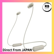 [Direct from JAPAN]Sony Wireless Earphones WI-C100: Bluetooth Compatible, 25 Hours of Stamina, IPX4,