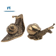 2Pcs Snail Decor Outdoor Pond Garden Snail Solid Snail Ornaments with Decor Effect the Meaning of th