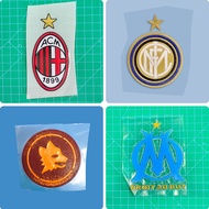 Team Badge Inter Milan Football Patch AC Milan Team Commemorative Badge AS Roma