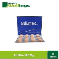 Wellings Ardium 500 Mg 15 tablet