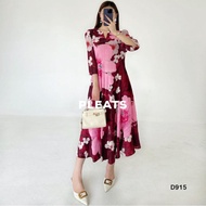 Pleated DRESS Code D915 Length 47 Inches-PLEATS BY MAMA