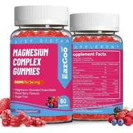 Magnesium 800mg D3 C B6 B12 & Kompleks Zink dengan Magnesium Glisinat Sitrat & Kompleks Magnesium Ma