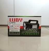 Senter LUBY L2673 / Senter Cas Luby L-2673 Led Rechargeable Handlight