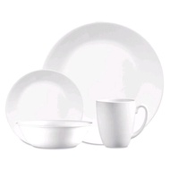 CORELLE WINTER FROST WHITE 16PCS DINNERWARE SET