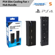 DOBE PS4 Slim HUB + PS4 Slim Cooling Bundle