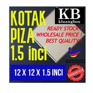 (COD 022/2)25pc 12x12x1.5inch Pizza Box Kotak Piza Food Box Kotak Makanan Shipping Delivery Storage 