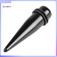 sujianxia|  1Pc Acrylic Spiral Taper Flesh Tunnel Ear Stretcher Expander Cone Shape Earrings