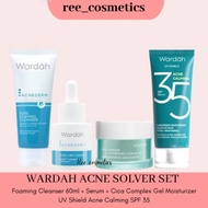 Wardah Acnederm 1 Complete Package Of Acne Solver Set | Wardah Skincare 1 Set