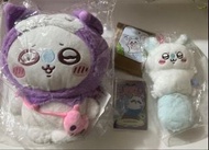 Chiikawa Sanrio 飛鼠 Kuromi 公仔 掛件 桃心飛鼠 卡片（可換）