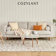 Cozylant Castle Fabric Sofa / 3 Seater Sofa / Grey / Minimalist Nordic Italian Scandinavian