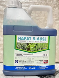 4L Hapat 5.66SL / Racun Rumput Cepat Mati (Sama Kenpat / Amas 5.66 / CH Glufosinate 5.66 )