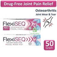 👍Flexiseq Gel For Joint Wear & Tear Max Strength For Osteoarthritis 50g ✅ Drug Free Joint Pain Relie