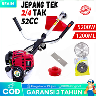 Mesin Potong Rumput 52CC 2600W 2 /4 Tak brush cutter 4 tak Gendong Bensin 90 Portable Brush Cutter