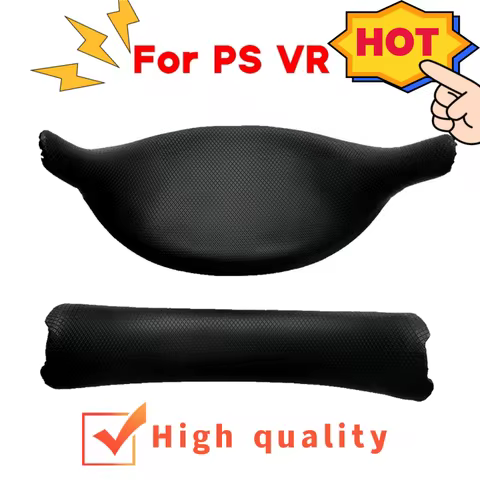 Upgraded VR PU Cover-Mask& Face Cushion for PSVR Gen1 Breathable Face Padding, Sweatproof Refreshing