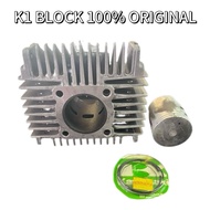 KAWASAKI K1 BLOCK CYLINDER BLOCK COMPLETE SET PISTON AND RIM BLOCK KIT SET 100% ORIGINAL