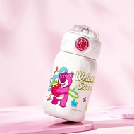 GERM草莓熊保溫杯女生高顏值兒童可愛便攜上學吸管水杯子