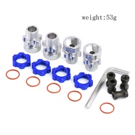 Metal 12mm to 17mm Splined Wheel Hex Hub Adapter for Trxs 1/10 Slash 2WD 4X4 Rustler Stampede 2WD 4X