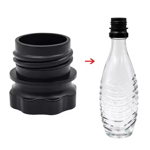0.7L Crystal Glass Bottle Adapter for Terra, DUO, ART, Gaia, Fizzi, G100 Sparkling Water Maker Acces