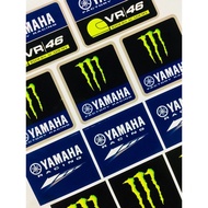 🔥Yamaha VR46 Academy🔥1Set 12Pcs Yamaha VR46 Academy Sticker Set .