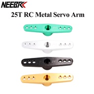 NEEBRC 25T M3 48mm Aluminum Servo Metal Arm 25 Teeth 6 Horns Arm For MG995 MG996R E9001 Futaba Savox