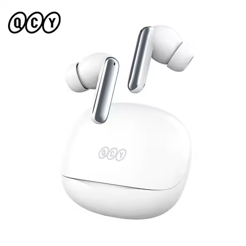 QCY Melobuds N50 Wireless Earphones ANC 6 Mics AI Call Earbuds Bluetooth 5.4 Dual Connection Headpho
