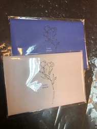 IU Love poem concert postcard