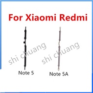 Aocarmo For Xiaomi Redmi Note 5 / Note 5 Pro / Note 5A Power On/Off + Volume Up Down Switch Side Buttons Key Replacement Part