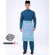Baju Melayu Avante Nabil Ahmad By Jakel in Turquoise Green / Package Sampin &amp; Button