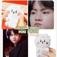 BT21 BABY JELLY CANDY MINI PLUSH BONEKA OFFICIAL CANDIES SERIES TOY DOLL CUSHION PILLOW KOREA TINYTA