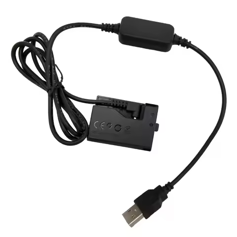 5V USB Adapter To LP-E10 LP E10 ACK-E10 DR-E10 Dummy Battery for Canon EOS 1100D 1200D 1300D 1500D 3