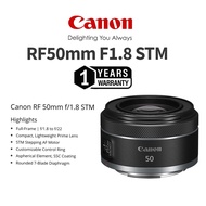 (NEW)CANON RF 50MM F/1.8 STM (1 YEARS WARRANTY) RF 50MM F/1.8 RF 50MM F/1.8