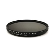 EB 52mm 55mm 58mm Neutral Density ND2-ND400 2x to 400x Variable Fader ND Filter