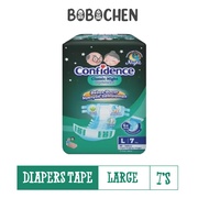 Confidence Classic Popok Dewasa Perekat Tape ukuran Large isi 7 pcs hijau tua popok orangtua konfide