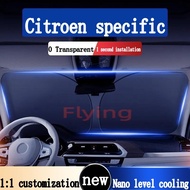 Citroen C3 C4 Picasso sun visor Car Front Window Sunshade Cover Car sunshade umbrella UV protection 