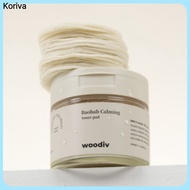WOODIV Baobab Toner Pad 80 Pads 100% Cotton Vegan PHA Moisture Daily Facial Skincare