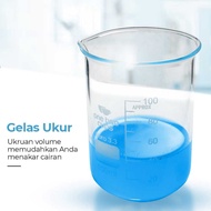 AJSSHOP Multifunctional Borosilicate Glass Chemical Lab Measuring Cup - GG-17
