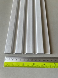 9ft/10ft Fluted Wall Panel - Premium Wood texture Waterproof PS and WPC DIY Wainscoting