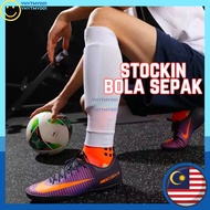 PREMIUM Football Socks Calf Free Size Adult Soccer Men Women Stokin Lutut Bola Sepak Shin Guard Leg Cushion Protection