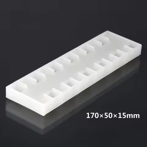 1Pc Plastic cuvette holder rack for 12cells 170x50x15mm