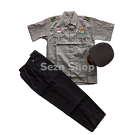 Sezn Shop Baju Anak Model Polisi Lengan Panjang/Baju Anak/ Baju Polisi/ Baju Carnaval