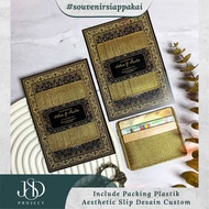 SOUVENIR CARD HOLDER 4 SLOT INCLUDE PACKING AESTHETIC SLIP DESAIN CUSTOM C2 4 SLOT