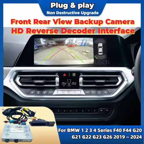 Parking Reverse Camera For BMW 1 2 3 4 Series F40 F44 G20 G21 G22 G23 G26 2019 ~ 2024 MGU ID7 Plug &