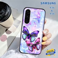 Softcase Glass Kaca SAMSUNG A36 & SAMSUNG A56 - Case Handphone SAMSUNG A36 & SAMSUNG A56 [T08]