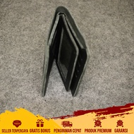 DOLCIMOD - Dompet Pria Kulit Merk Kickers 3/4 Berdiri Lipat Full Kulit Cokelat Slot Banyak Casual Te