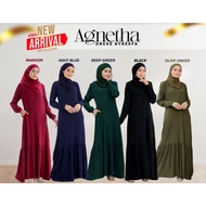 💎SNN NEW DESIGN [BYREEFA] DRESS AGNETHA WITH PLUS SIZE|BF WUDHU FRIENDLY|CUTTING PRINCESS FLOWY|LOOS