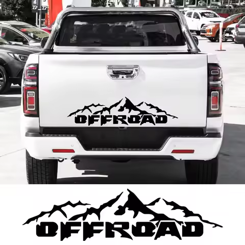 Off Road Car Sticker Truck Pickup Door Vinyl Decal DecorationAccessories For Isuzu Dmax Ford Ranger 