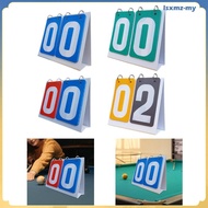 [LsxmzMY] Sports Scoreboard Score Counter 2 Digit Portable Manual Score Flip Cards Scoring Board Fli