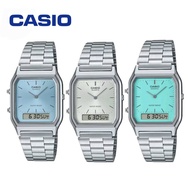 [2 YEARS WARRANTY] Casio Women Watches AQ-230A Unisex Watches Classic Model AQ-230A-2A1 AQ-230A-2A2 